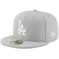 Бейсболка Los Angeles Dodgers New Era Gray Fashion Color Basic 59FIFTY