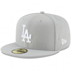Бейсболка Los Angeles Dodgers New Era Gray Fashion Color Basic 59FIFTY