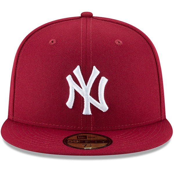 Бейсболка New York Yankees New Era Crimson Fashion Color Basic 59FIFTY