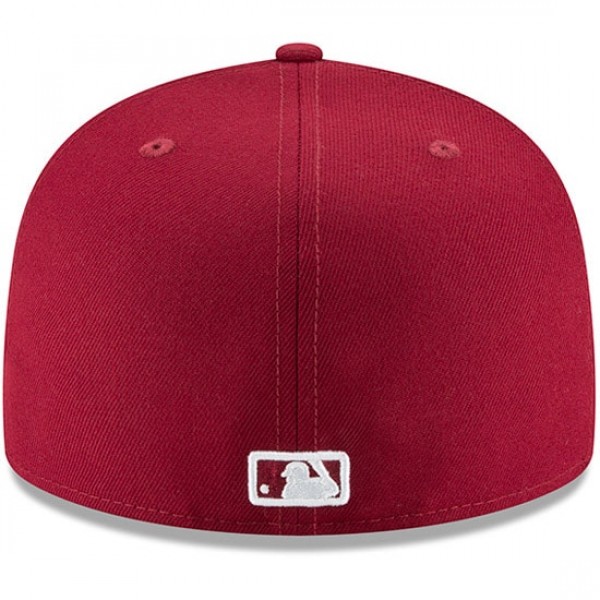Бейсболка New York Yankees New Era Crimson Fashion Color Basic 59FIFTY