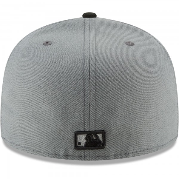 Бейсболка New York Yankees New Era Gray/Black Two-Tone 59FIFTY