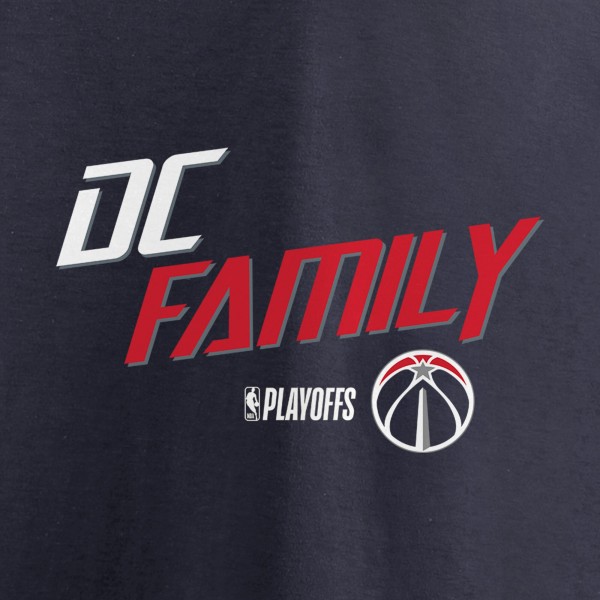 Толстовка с капюшоном Washington Wizards 2018 NBA Playoffs Slogan - Navy - фирменная одежда NBA