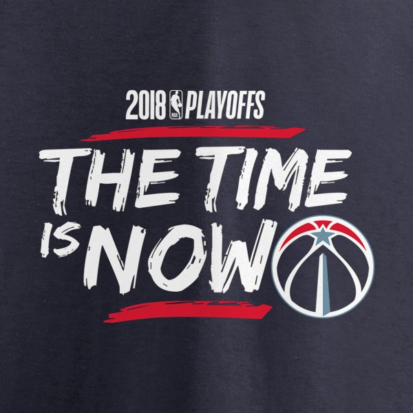 Футболка Washington Wizards 2018 NBA Playoffs Bet Slogan - Navy