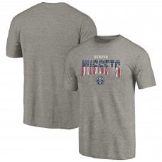 Denver Nuggets Gray Freedom Tri-Blend T-Shirt