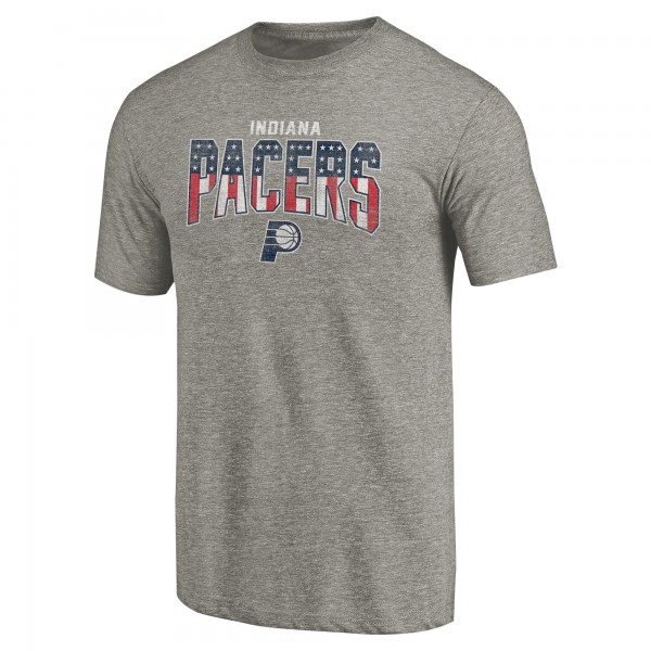 Indiana Pacers Gray Freedom Tri-Blend T-Shirt