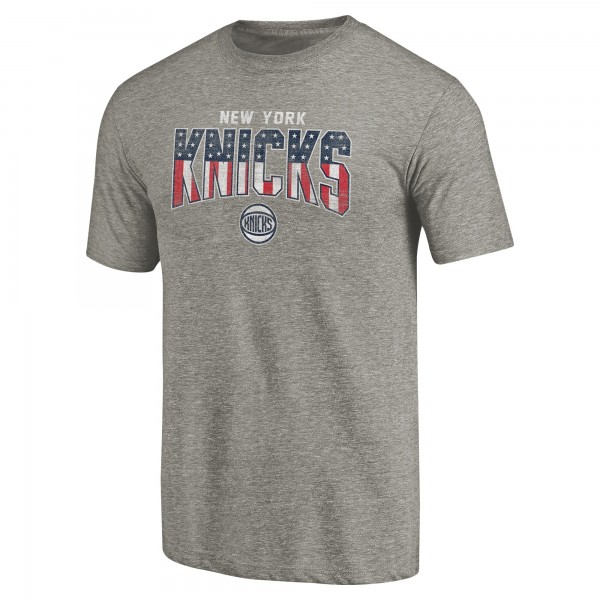 Футболка New York Knicks Freedom Tri-Blend - Gray