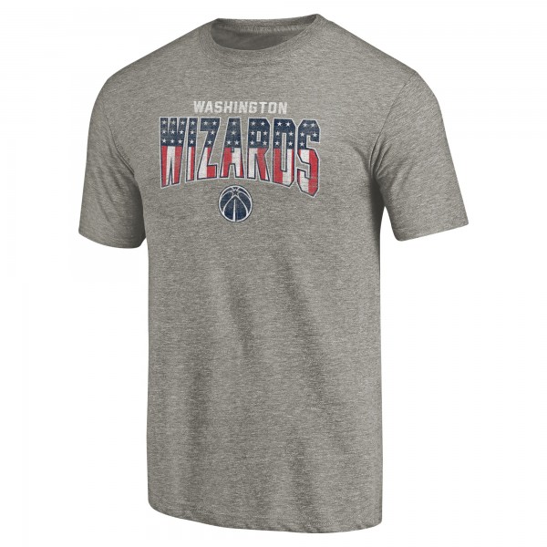 Washington Wizards Gray Freedom Tri-Blend T-Shirt