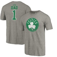 Футболка Boston Celtics Greatest Dad Tri-Blend - Gray