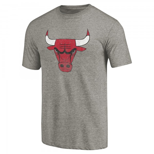 Футболка Chicago Bulls Gray Greatest Dad Tri-Blend