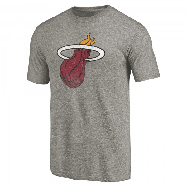 Футболка Miami Heat Gray Greatest Dad Tri-Blend