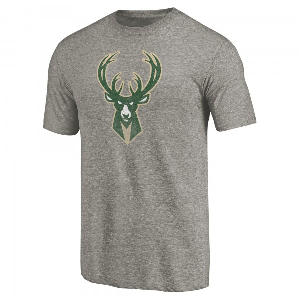 Футболка Milwaukee Bucks Greatest Dad Tri-Blend - Gray