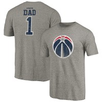 Футболка Washington Wizards Gray Greatest Dad Tri-Blend