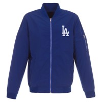 Бомбер Los Angeles Dodgers JH Design Lightweight Nylon - Royal