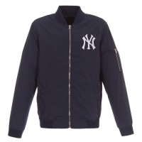 Бомбер New York Yankees JH Design Lightweight Nylon - Navy