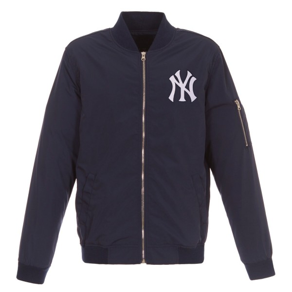 Бомбер New York Yankees JH Design Lightweight Nylon - Navy