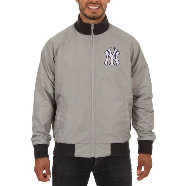Куртка New York Yankees JH Design Reversible Track - Gray