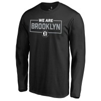 Футболка с длинным рукавом Brooklyn Nets We Are Iconic Collection - Black