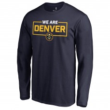 Denver Nuggets Navy We Are Iconic Collection Long Sleeve T-Shirt