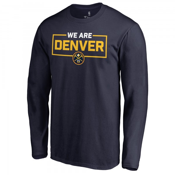 Denver Nuggets Navy We Are Iconic Collection Long Sleeve T-Shirt