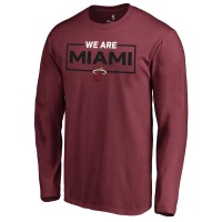Футболка с длинным рукавом Miami Heat Red We Are Iconic Collection