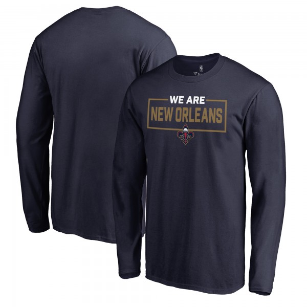 Футболка с длинным рукавом New Orleans Pelicans We Are Iconic Collection - Navy