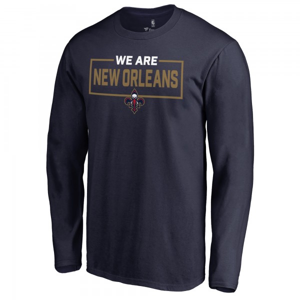 Футболка с длинным рукавом New Orleans Pelicans We Are Iconic Collection - Navy