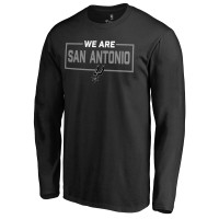 Футболка с длинным рукавом San Antonio Spurs Black We Are Iconic Collection
