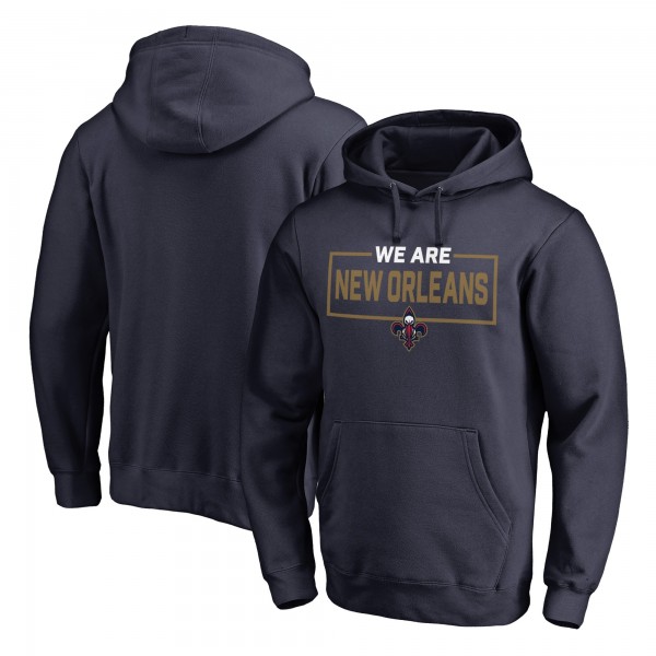 Толстовка с капюшоном New Orleans Pelicans We Are Iconic Collection - Navy - фирменная одежда NBA