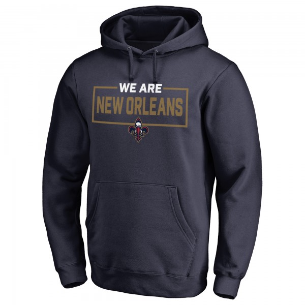 Толстовка с капюшоном New Orleans Pelicans We Are Iconic Collection - Navy - фирменная одежда NBA