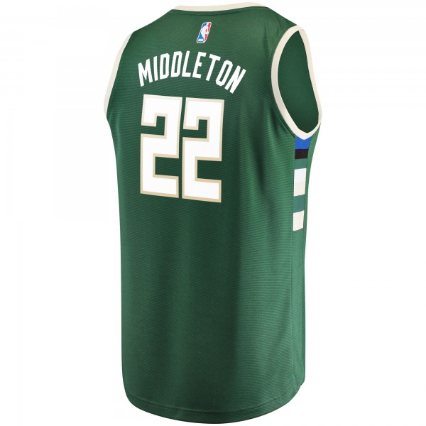 Игровая форма  Khris Middleton Milwaukee Bucks Youth Fast Break Player Green - Icon Edition