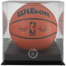 Boston Celtics Fanatics Authentic Blackbase Team Logo Basketball Display Case with Mirrored Back
