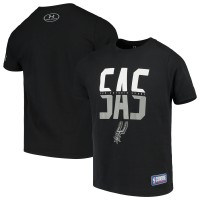 Детская футболка San Antonio Spurs Under Armour Combine Authentic City Performance - Black