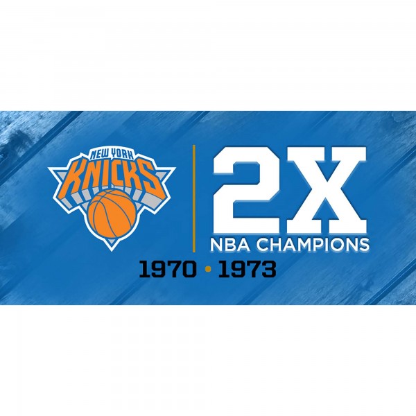 New York Knicks Fanatics Authentic 2-Time NBA Finals Champions 12 Replica Larry OBrien Trophy with Sublimated Plate