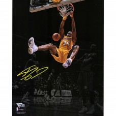 Autographed Los Angeles Lakers Shaquille ONeal Fanatics Authentic 11 x 14 Dunk Spotlight Photograph