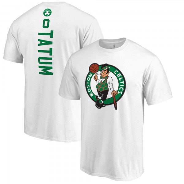 Именная футболка Jayson Tatum Boston Celtics Backer - White
