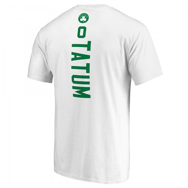 Именная футболка Jayson Tatum Boston Celtics Backer - White