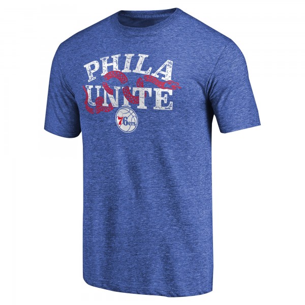 Philadelphia 76ers Royal Hometown Collection Join Or Die Tri-Blend T-Shirt