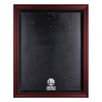 Golden State Warriors Fanatics Authentic 2018 NBA Finals Champions Logo Mahogany Framed Jersey Display Case