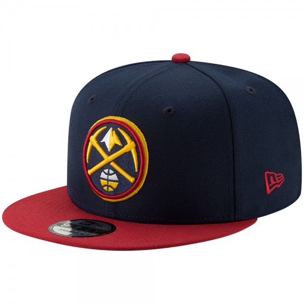 Бейсболка Denver Nuggets New Era Navy/Gold Two-Tone 9FIFTY