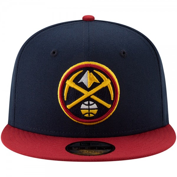 Бейсболка Denver Nuggets New Era Navy/Gold Two-Tone 9FIFTY