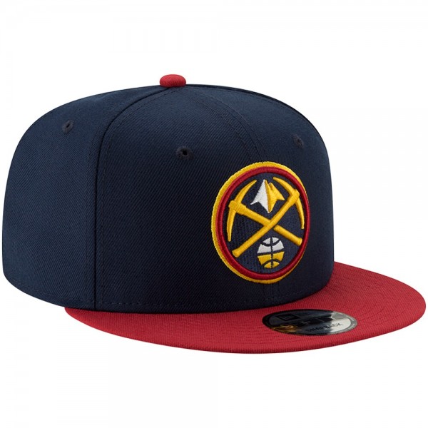 Бейсболка Denver Nuggets New Era Navy/Gold Two-Tone 9FIFTY