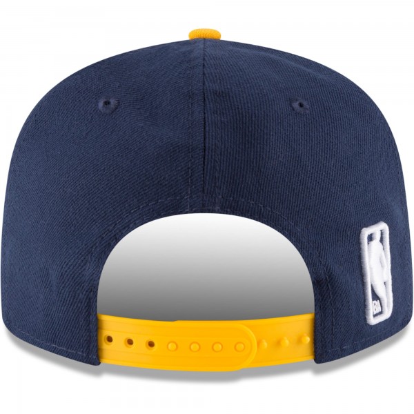 Бейсболка Indiana Pacers New Era Navy/Gold Two-Tone 9FIFTY