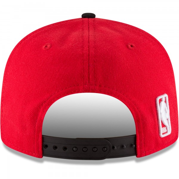 Бейсболка Houston Rockets New Era Red/Black Two-Tone 9FIFTY