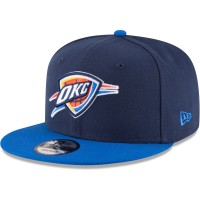 Бейсболка Oklahoma City Thunder New Era Navy/Blue Two-Tone 9FIFTY