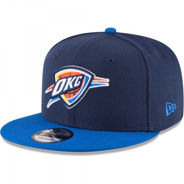 Бейсболка Oklahoma City Thunder New Era Navy/Blue Two-Tone 9FIFTY