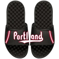Шлепки Игровая форма  Portland Trail Blazers ISlide NBA Hardwood Classics - Black