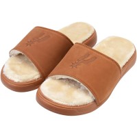 Тапочки San Antonio Spurs ISlide Nubuck Faux Fur - Brown