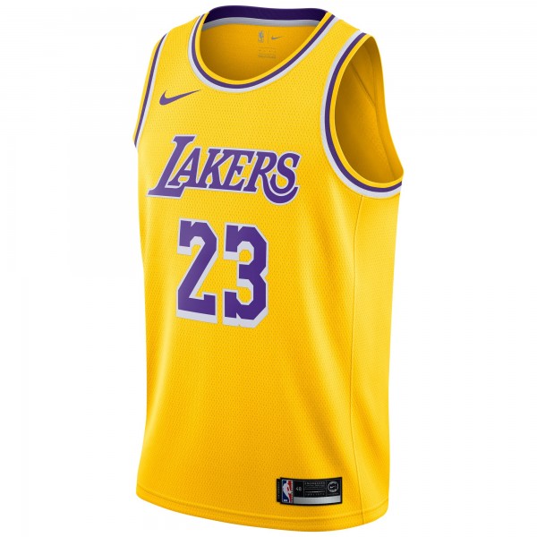 Игровая майка LeBron James Los Angeles Lakers Nike Swingman Gold - Icon Edition - оригинальная джерси НБА