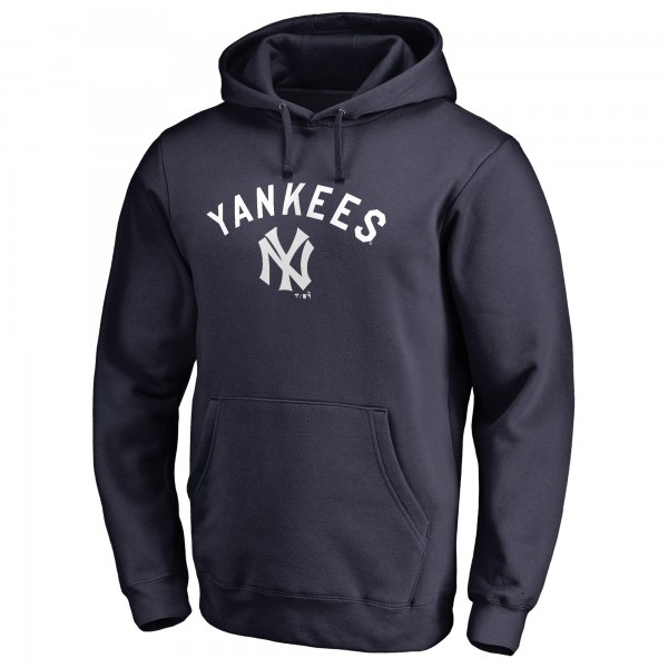 Толстовка New York Yankees Navy Vintage Cooperstown Collection Wahconah Fitted