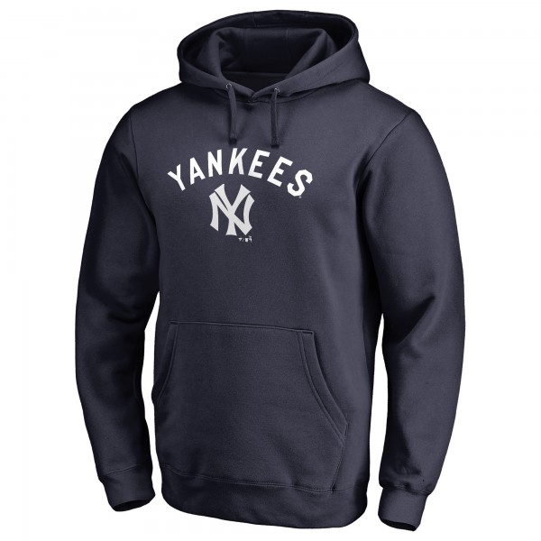 Толстовка New York Yankees Navy Vintage Cooperstown Collection Wahconah Fitted